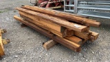 STACK OF ROUGH CUT LUMBER