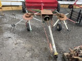 NEW IDEA PULL TYPE 2 BASKET HAY TEDDER