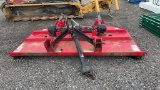 8' TITAN 3PT HITCH ROTARY CUTTER W/ DUAL WHEELS