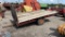 6' X 12' SINGLE AXLE BUMPER PULL TRAILER