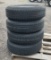 QTY 4) ST205/75R15 TRAILER TIRES