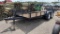 16' TANDEM AXLE BUMPER PULL TRAILER