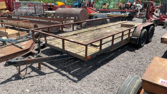 7'X18' DUAL AXLE UTILITY TRAILER