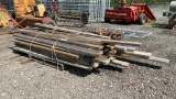 STACK OF MISC BARN WOOD