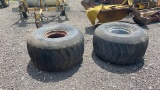 QTY 2) 6 LUG WHEELS WITH CLT TIRES