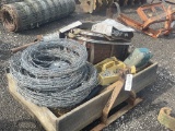 3PT HITCH CARRY ALL W/ BARBWIRE & FENCING SUPPLY