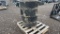 QTY 4) SOLID SKID STEER TIRES & WHEELS