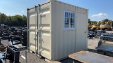 STORAGE CONTAINER W/ SIDE WINDOW/DOOR