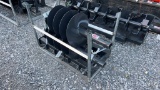 UNUSED JCT SKID STEER AUGER ATTACHMENT