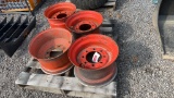 QTY 4) BOBCAT SKID STEER WHEELS