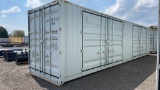 40' SHIPPING CONTAINER W/ 2 SIDE DOORS