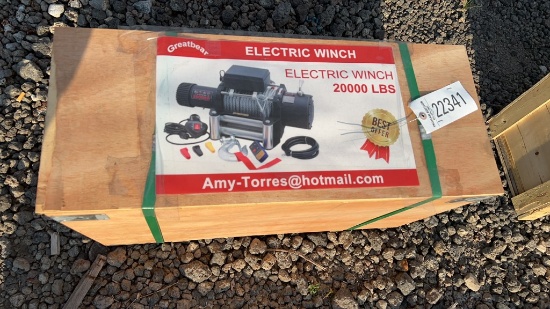 GREAT BEAR ELECTRIC WINCH 2000 LB 12V