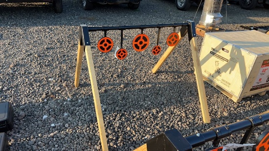5 TARGET METAL SPINNING SHOOTING TARGET