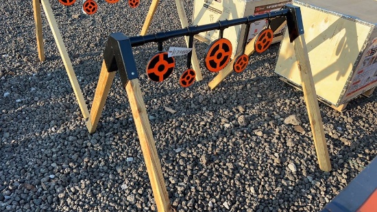 5 TARGET METAL SPINNING SHOOTING TARGET