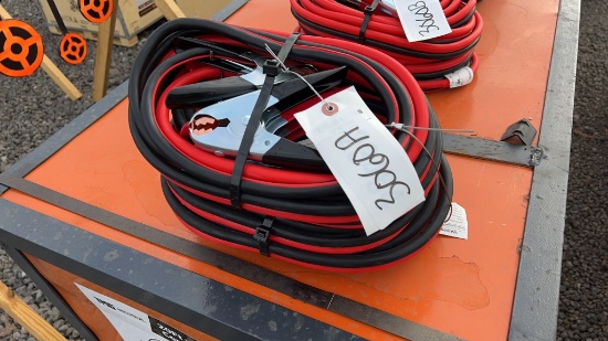 QTY 2) HEAVY DUTY JUMPER CABLES