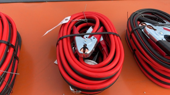 QTY 2) HEAVY DUTY JUMPER CABLES