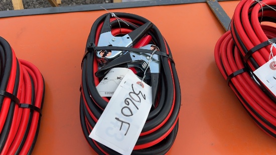 QTY 2) HEAVY DUTY JUMPER CABLES
