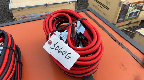 QTY 2) HEAVY DUTY JUMPER CABLES