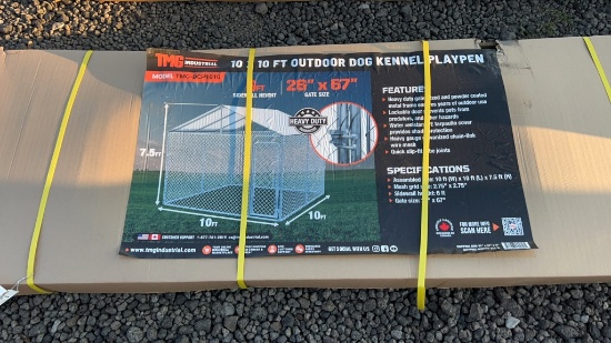 UNUSED TMG 10 X 10 OUT DOOR DOG KENNEL