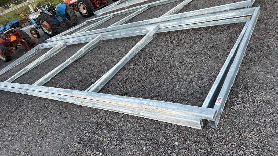 8TX 24WX 26L BUILDING FRAME W/ TRUSSES