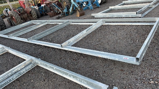 8TX 24WX 26L BUILDING FRAME W/ TRUSSES