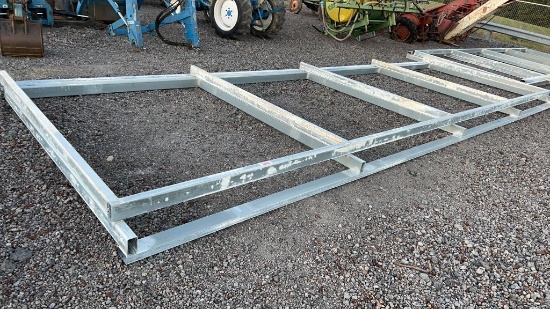 8TX 24WX 26L BUILDING FRAME W/ TRUSSES