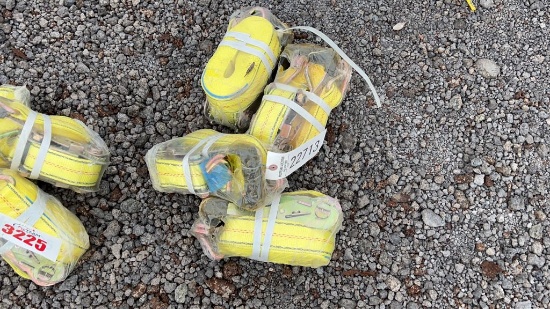 QTY 4) 2" RATCHET STRAPS