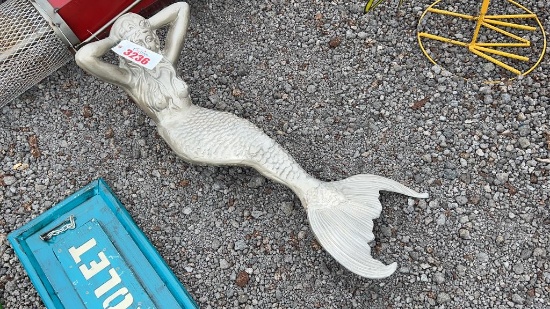 METAL CAST MERMAID