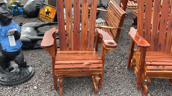 CEDAR GLIDER STYLE ROCKER