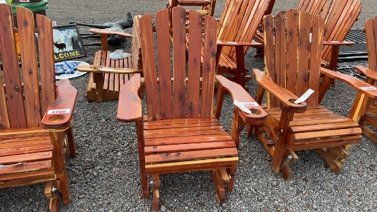 CEDAR GLIDER STYLE ROCKER