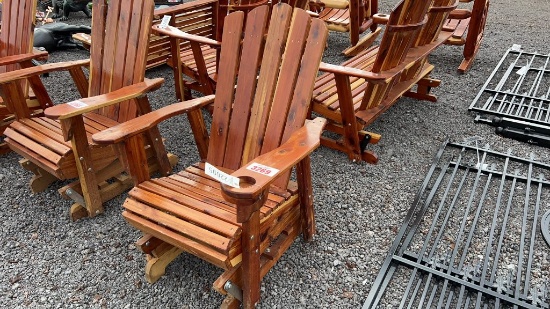 CEDAR GLIDER STYLE ROCKER