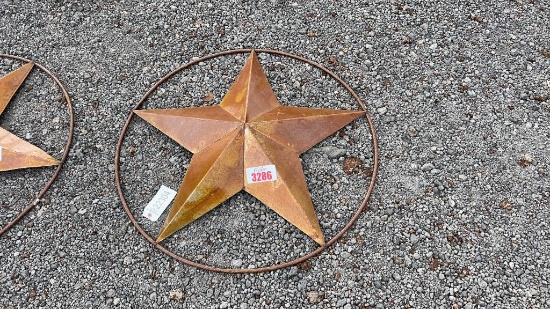 METAL WALL ART 36" STAR