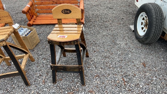 JOHN DEERE EMBOSSED BAR STOOL
