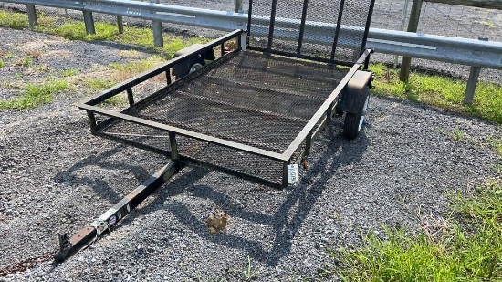 5' X 8' BUMPER PULL LAWN MOWER TRAILER