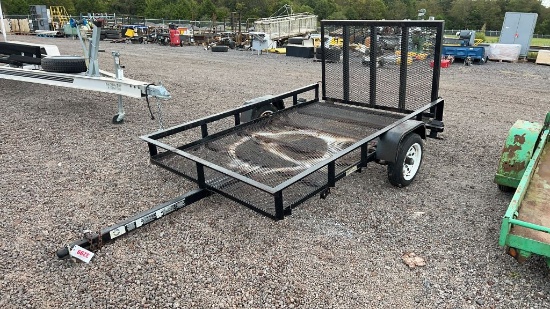 5 X 8 SINGLE AXLE UTILITY TRAILER