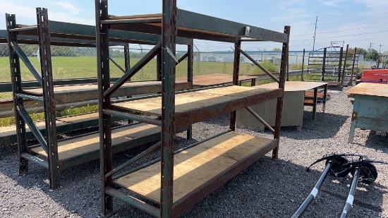 30" X 8' METAL SHELF