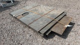 PALLET OF ASSORTED STEEL PLATING