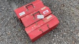 QTY 3) TOOLBOXS OF FORD TAPING TOOLS