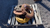 QTY 3) TRACTOR WHEEL WEIGHTS