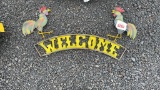 WELCOME METAL SIGN