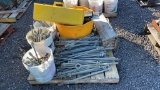PALLET OF CABLE EYE BOLTS