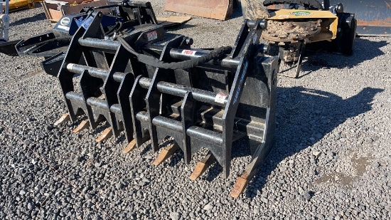 BLUE DIAMOND SKID STEER HD GRAPPLE BUCKET