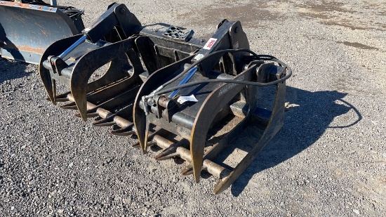 BLUE DIAMOND SKID STEER GRAPPLE BUCKET