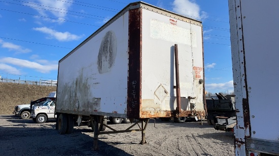 28' WABASH DRY VAN PUP TRAILER