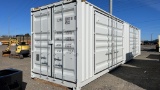40' STORAGE CONTAINER W/ 2-13' DOUBLE SIDE DOORS