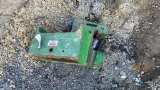 QTY 2) JOHN DEERE WEIGHTS WITH CARRIER