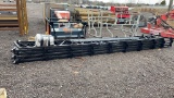 QTY 5) 30' METAL TRUSSES W/ OVER HANG