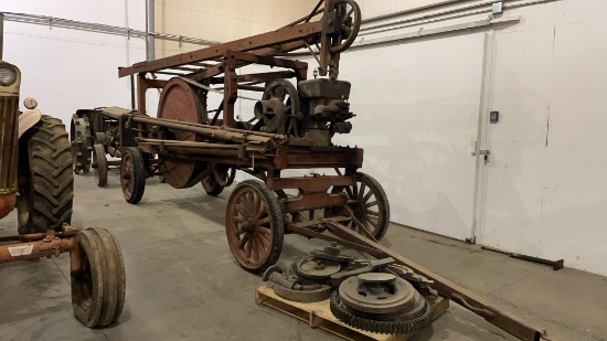 ANTIQUE WELL DRILLING RIG