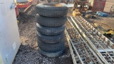 QTY 6) MOBILE HOME STYLE TIRES & WHEELS