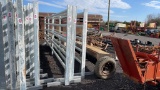 QTY 1) 19' 5 BAR FREE STANDING FENCE PANEL
